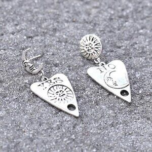 Boho Ouija Planchette Earrings #1220